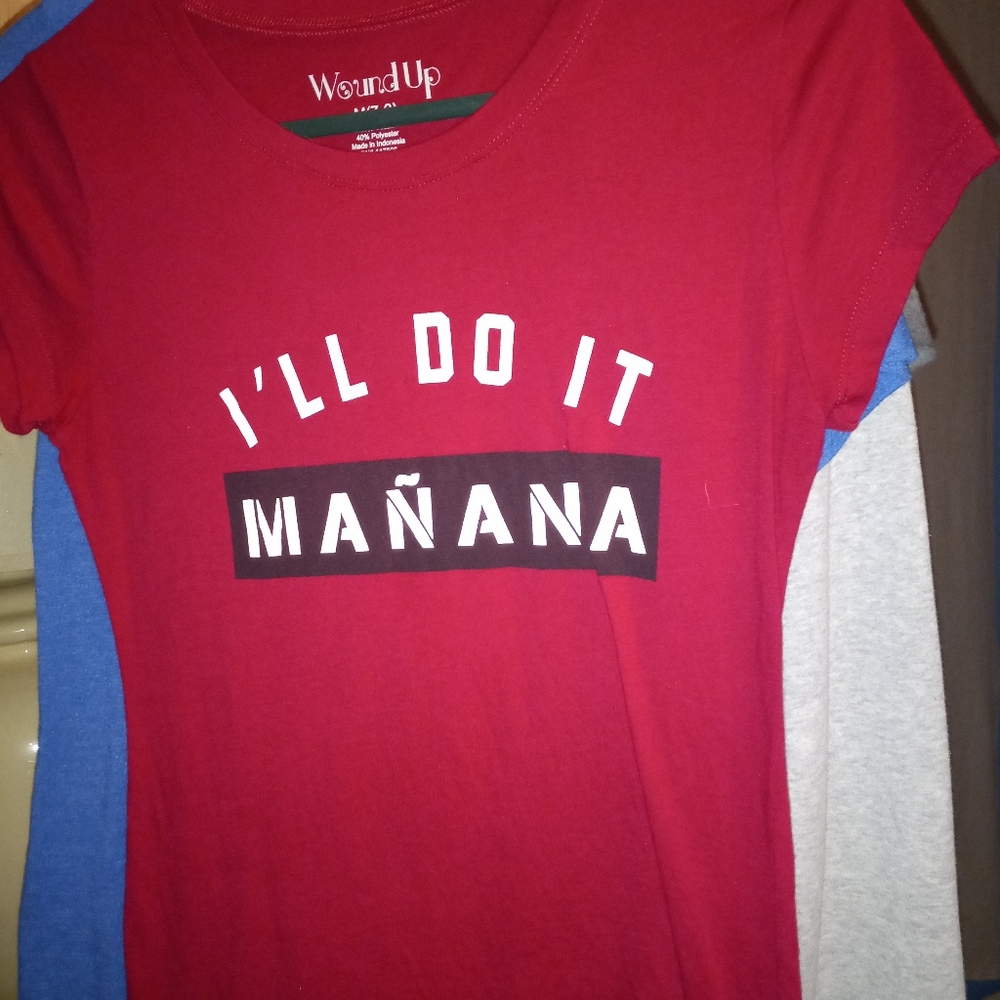 Maroon shirt